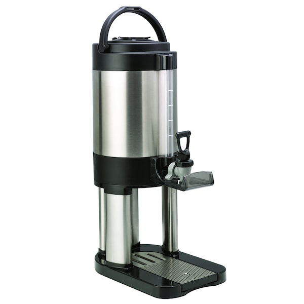Slim Thermal Container, Stainless Vacuum Insulated, 1 Gallon, Brushed